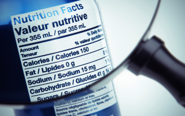 FDA Nutrition Label